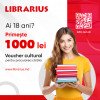 Librăria Librarius.md devine partener al Programului Național „VOUCHER CULTURAL”