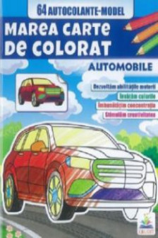 Marea cartea de colorat Automobile
