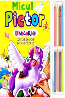 Micul pictor - unicorni - Set 8 creioane