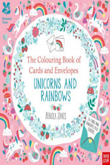National Trust: The Colouring Book of Cards and Envelopes: Unicorns and Rainbows