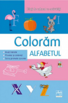 Coloram alfabetul carti de colorat