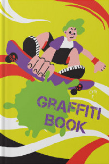 Graffiti book. Скейтбордист