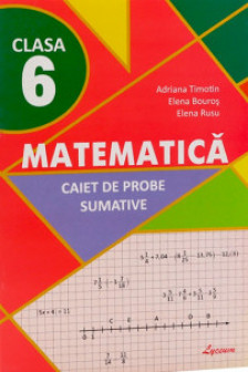 Matematica cl.6 Caiet de probe sumative. Timotin A.