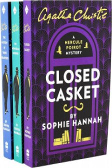 Agatha Christie Hercule Poirot Mysteries 3 Books Collection Set - The Monogram Murders Closed Casket Mystery Three Quarters