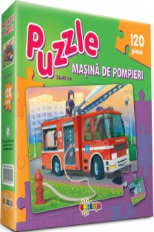 Puzzle 120 Masina de Pompieri