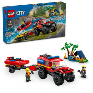 Lego 60412 4X4 FIRE TRUCK WITH RESCUE BOAT CITY