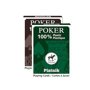 PTNK6214 - Carti de joc Poker, 100% plastic - Piatnik