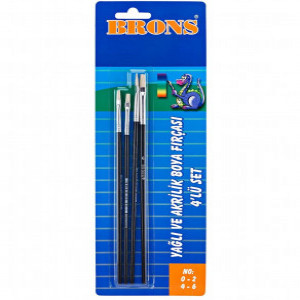 Set pensule 4buc (0,2,4,6) 50116_BR-523