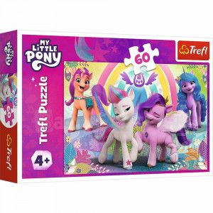 Trefl 17390 Puzzles - 60 - In the world of friendship / Hasbro, My Little Pony
