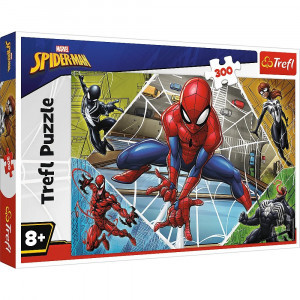 Trefl 23005 Puzzles - 300 - Brilliant Spiderman / Disney Marvel Spiderman
