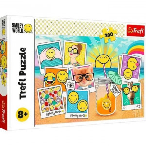 Trefl 23019 Puzzles - 300 - Smiley on vacation / Smiley