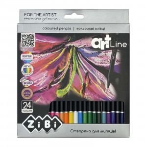 ZB.2434 Creioane colorate 24 culori., rotund, ART Line (12)