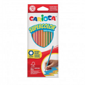 43391 Creioane CARIOCA Supercolor Pencils 12cul (12)