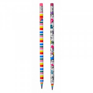 Creion simplu  HB YES “Happy colours''_280550 (24)