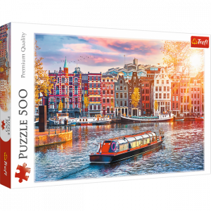 Trefl 37428 Puzzles - 500 - Amsterdam, Netherlands