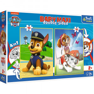 Trefl 43003 Puzzles - Baby Maxi 2x10 - The Paw Patrol team / Viacom PAW Patrol