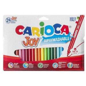 40532 Carioci CARIOCA Joy Paperboard Wallet 24pcs Felt Tip Pens