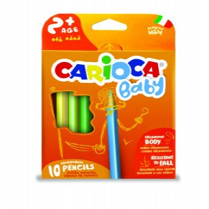 42819 Creioane color CARIOCA BABY PENCIL10PZ