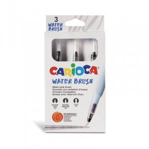 43170 Set pensule CARIOCA Water Brush Paperbox 3pcs