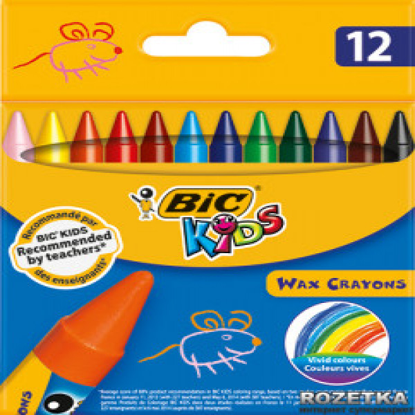 Creioane cerate plastifiate WAX Crayons P/12