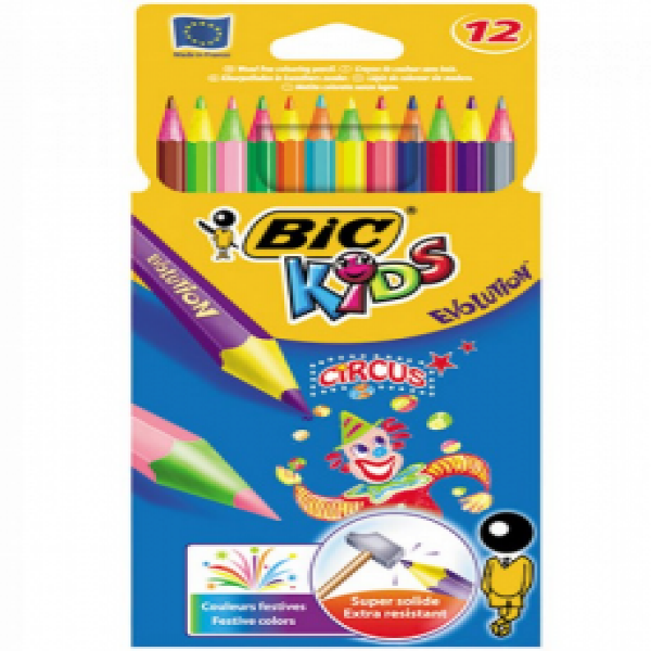Creioane colorate  Evolution Circus P/12