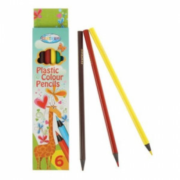 Creioane colorate Giraffe 6 cul., с европодвесом 86140