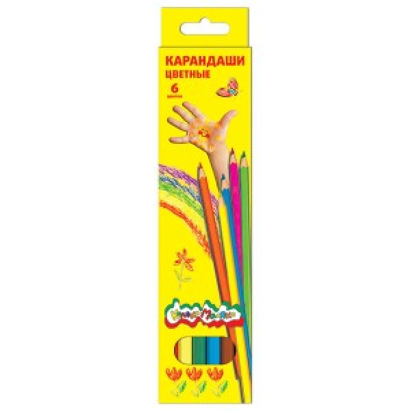 Set creioane color 6 cul 3+ Kaleaka-Maleaka