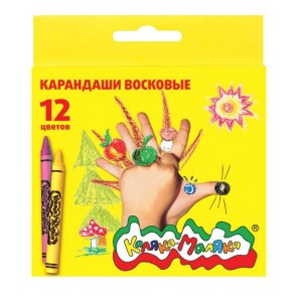 Set creioane color de ceara 12cul  3+ Kaleaka-Maleaka