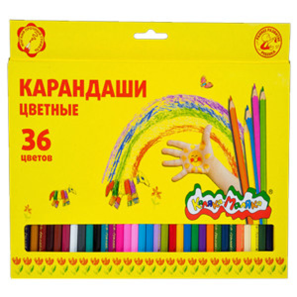 Set creioane color Каляка-Маляка, 36 цветов