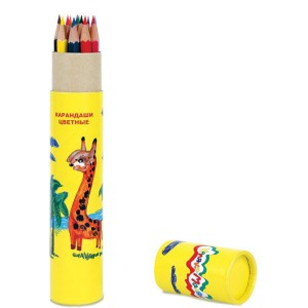 Set creioane color Kaleaka-Maleaka 12 cul. in tub 3+