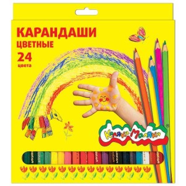 Set creioane colorate  Kaleaka-Maleaka 24 cul  3+
