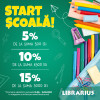 Start Școală! Faceți plinul la ghiozdan împreună cu Librarius.
