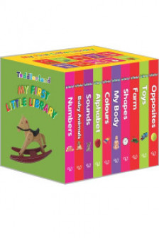 My First Little Library 10 Books Children Collection Set (Farm Toys Baby Animals Sounds Colours My Body Numbers & Shapes)