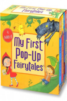 My First Pop-Up Fairytales 4 Books Collection Set (Chicken Licken Little Red Riding Hood Goldilocks Jack and the Beanstalk)