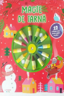 MAGIE DE IARNA. 12 creioane mici pentru maini de pitici
