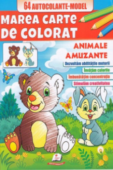 Marea cartea de colorat Animale amuzante