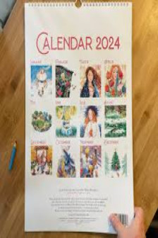 Aliona Bereghici ART Calendar perete 2024