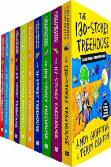 Andy Griffiths Treehouse Collection 8 Books Set - 13 26 39 52 65 78 91 104 storey treehouse