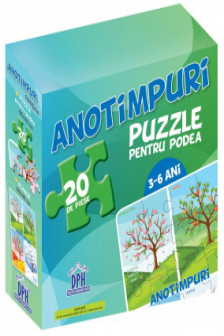 Anotimpuri. puzzle podea 50/70 + afis 50/70