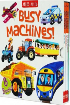 Busy Machines! 8 Books Collection Box Set by Miles Kelly