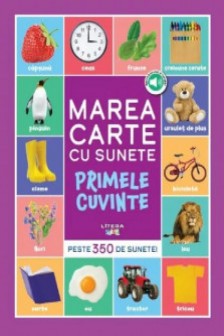 BEBE INVATA. MAREA CARTE CU SUNETE. PRIMELE CUVINTE. Peste 350 de sunete!