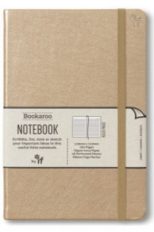Bookaroo Notebook A5 Journal Gold