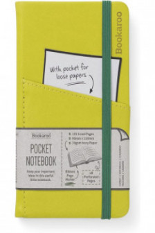 Bookaroo Pocket A6 Notebook Chartreuse
