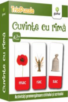 Cuvinte cu rime (triopuzzle)