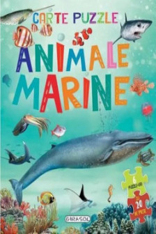 Carte cu 6 puzzle-uri - Animale marine