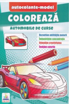 Coloreaza+autocolante Automobile de cursa