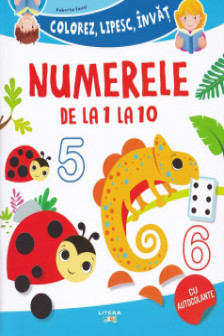 COLOREZ LIPESC INVAT. NUMERELE DE LA 1 LA 10