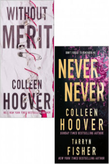 Colleen Hoover Collection 2 Books Set (Without Merit Never Never)