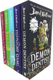 David Walliams 5 Books Set Collection (Series 2) (Midnight Gang Bad Dad Grandpas Great Escape Awful Auntie Demon Dentist)