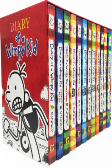 Diary Of A Wimpy Kid  Collection 12 Books Set By Jeff Kinney